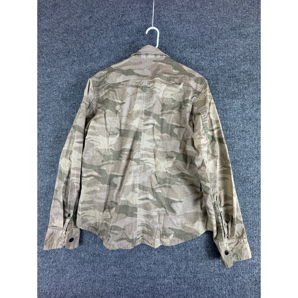 Lords of Harlech Camo Utility Jacket Mens XL Full Zip Pockets Collar - Picture 11 of 14